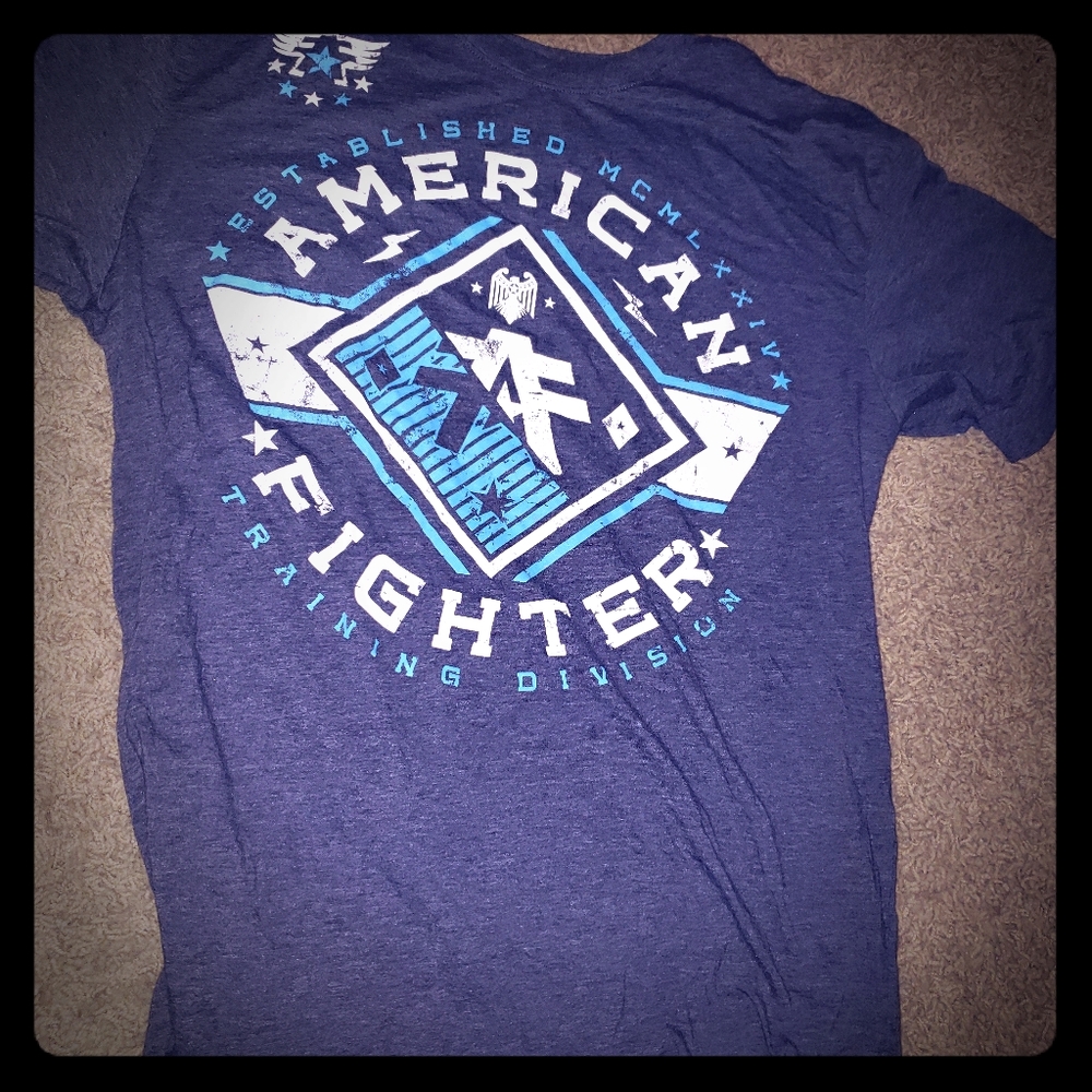 American fighter tshirt size xl
